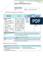 Sesión Lunes 12 de Agosto - Problemas Con División Exacta