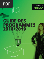 Guide Programmes Teluq Integrale