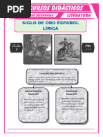 La Lírica Del Siglo de Oro Español para Quinto de Secundaria