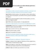 Triste Historia de Una Madre Que Recibe Maltratos Parte de Su Esposo