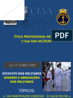 Slide Ética Profissional Militar Cap. 1