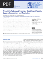 Paper Resultados Poco Fiables Hematología Automatizada - Gene Gulati Et Al 2022