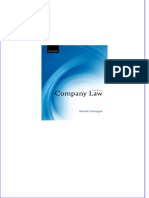 Company Law 3rd Edition by Brenda Hannigan All Chapter Instant Download