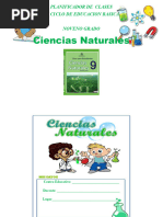 Planificador 9 Ciencias Naturales