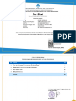 Sertifikat Aksi Nyata Perencanaan Berbasis Data