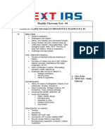 MCT 04 Batch B 29 & L 29 and B 31 & L 31 Syllabus July Month