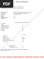 RRB Chemical Metallurgical Assistant Old Questions 30th Aug Shift 2