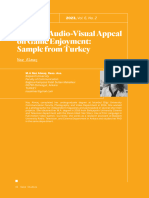 AL - 2023-Effect of Audio-Visual Appeal On Game Enjoyment-Sample From Turkey