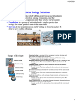 Ecology Population EHStudentoutline