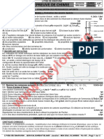 LYCEE DE BAHOUAN BAC Blanc Chimie2022