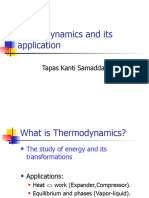 Themodynamics and Its Application