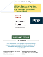 Full Download Occident Et Islam Sources Et Genèse Messianiques Du Sionisme de L Europe Médiévale Au Choc Des Civilisations Youssef Hindi PDF