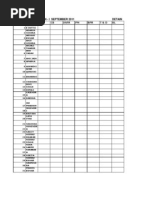 Mid-Term Examination - I September 2011 Detain List - Mba Iii Sem (Sec-A)