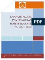 Laporan Proses Pembelajaran 2021-2022