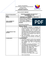 Assembly Report