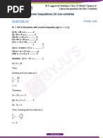 R S Aggarwal Solutions Class 11 Maths Chapter 6 Linear Inequations in One Variable