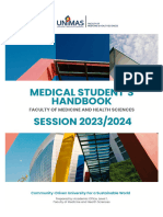 MEDICAL STUDENTS HANDBOOK 2023 - 2024 Edited Jan 23