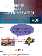 Philippine Criminal Justice System.. 1st Year Bscrim 2