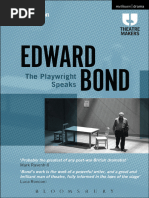 David Tuaillon - Edward Bond - The Playwright Speaks-Bloomsbury Methuen Drama (2015)