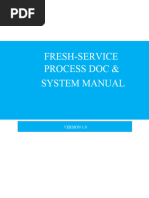 Freshservice Manual