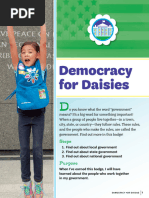 Democracy For Daisies Badge Booklet