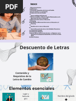 Letras en Descuentos