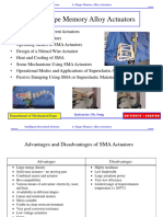 Shape Memory Alloy Actuators