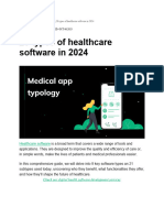 28 Types of Healthcare Software in 2024