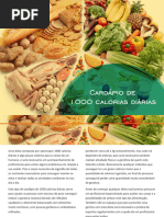 Cardápio de 1000 Calorias Diárias