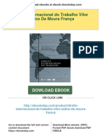 (PDF Download) Direito Internacional Do Trabalho Vítor Salino de Moura França Fulll Chapter