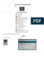 Manual de Instalaciòn Programas