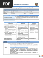 Planificamos Nuestros Aprendizajes