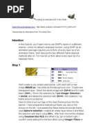 Intention: Creating An Animated GIF in The GIMP