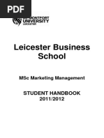 MSC Marketing Management