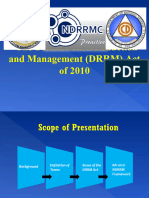 Disaster Risk Reduction and Management DRRM RA 10121