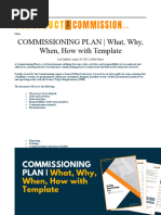 Commissioning Plan