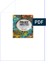 (PDF Download) Policy Analysis As Problem Solving Meltzer Rachel Schwartz Alex Fulll Chapter