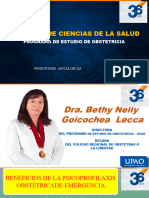 Facultad de Ciencias de La Salud: Programa de Estudio de Obstetricia