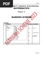 Maths 4 Paper 2 MS