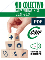 Convenio Colectivo Hospitales Nisa Vithas 2023