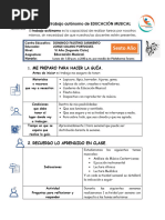 Guía # 3 de Trabajo Autónomo de Música - Sexto Año