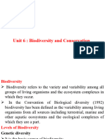 Unit 6 Biodiversity & Conservation (Final)