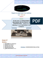 Comportement Des Materiaux de Construction Expose