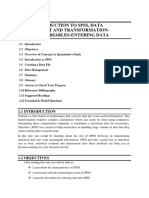 Spss Unit 1 Notes