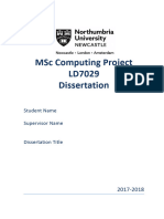 LD7029 Dissertation Template V3.0