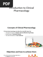 Mod.1. Intro To CL - Pharmacology