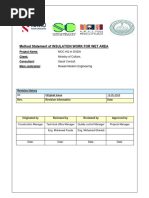 Method of Statement of WORK For WET AREA-1