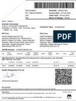 Bill To / Ship To:: Qty Gross Amount Discount Other Charges Taxable Amount CGST SGST/ Ugst Igst Cess Total Amount