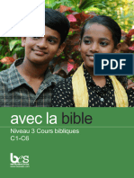 Avec La Bible - Niveau 3 Etudes Bibliques - C1-C6 - BES