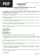 Correção Da Prova Prova 1 Agropec